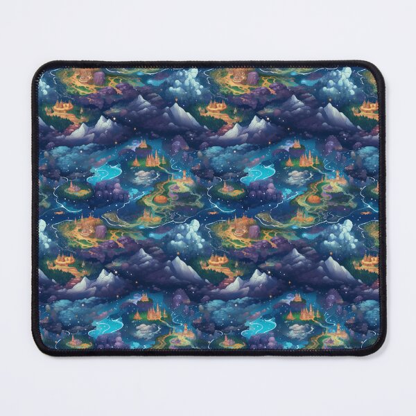 Item preview, Seamless Sky Castles: Whimsical Whimsy Atop Cotton Candy Clouds designed and sold by Phutharesuan Wachirapisut.