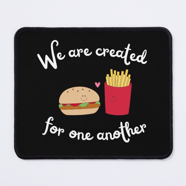 Item preview, Burger And Fries Love | Funny Gifts For Valentine's Day designed and sold by AgataMaria.