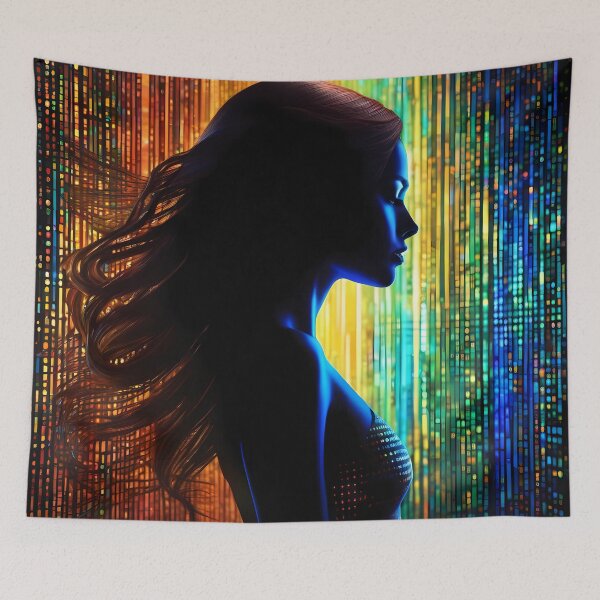 Item preview, Colors in Binary Tune: How Digital Harmony Transforms Creativity designed and sold by Artedig.