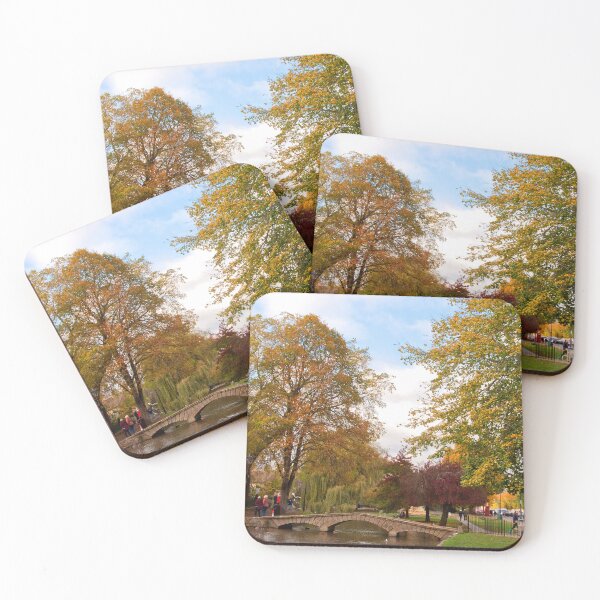 Item preview, Bourton on the Water Autumn Trees Cotswolds designed and sold by AndyEvansPhotos.