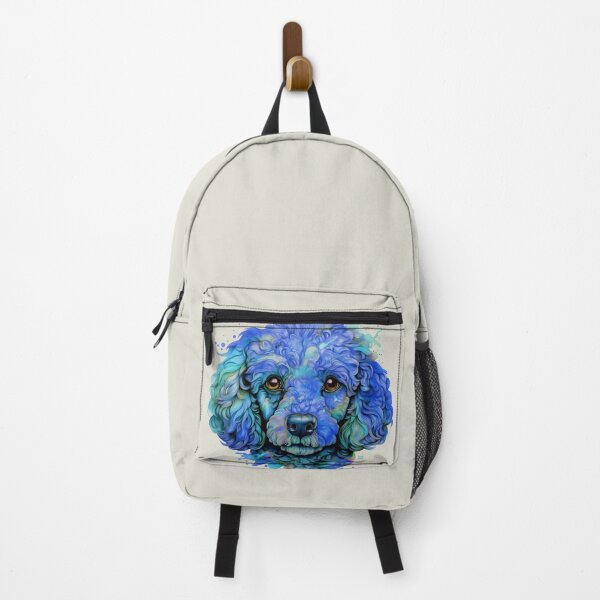 Item preview, Poodle - Colorful Blue tones Watercolor designed and sold by wotsthis.