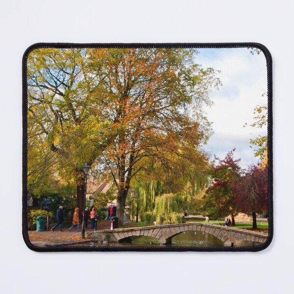 Item preview, Bourton on the Water Autumn Trees Cotswolds designed and sold by AndyEvansPhotos.