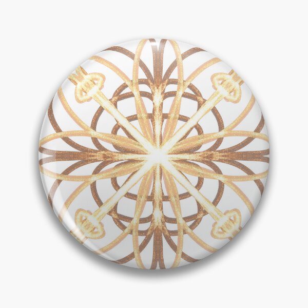 Item preview, Mandala design in gold color designed and sold by Happy-go-LuckyJ.