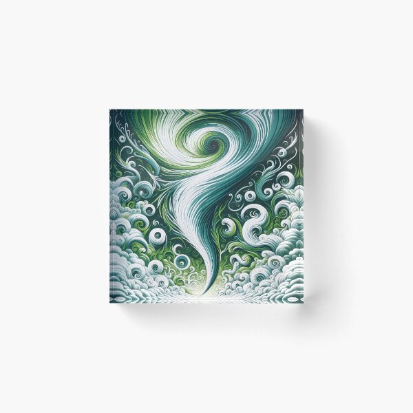 Item preview, Green Mega Tornado designed and sold by NeatSplash.