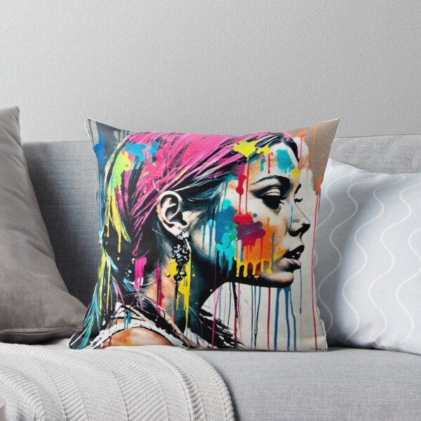 Item preview, Painted girl wall art 02 designed and sold by bravomodels.