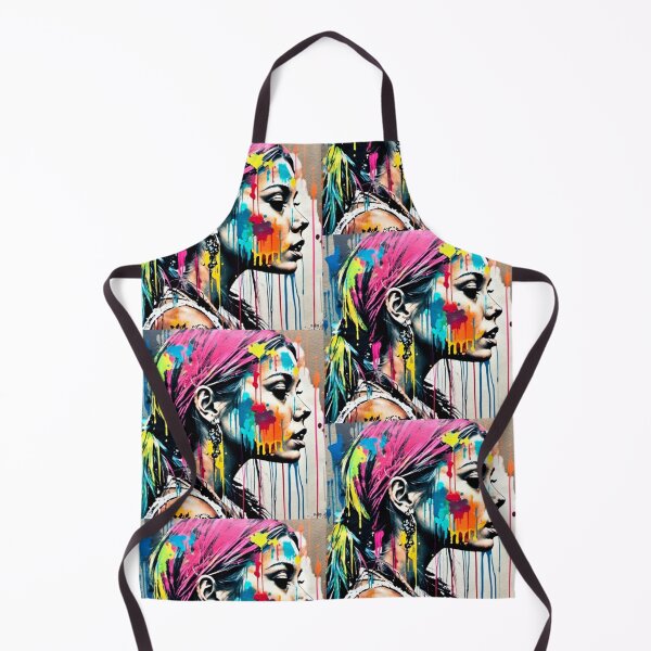 Item preview, Painted girl wall art 02 designed and sold by bravomodels.