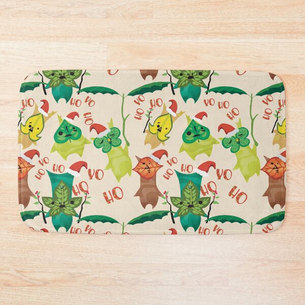 Item preview, Festive Korok Santas ugly christmas sweater BOTW seamless repeating pattern  designed and sold by VibeFae.