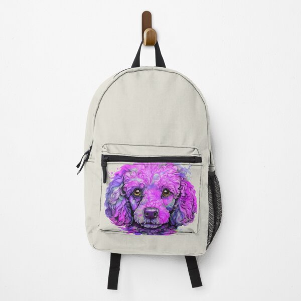 Item preview, Poodle - Colorful Pink Purple tones Watercolor designed and sold by wotsthis.