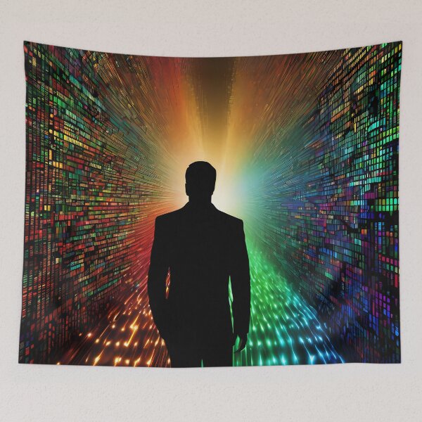 Item preview, Dream Code: The Dream Transformation of Binary in Digital Colors designed and sold by Artedig.