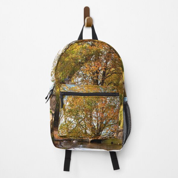 Item preview, Bourton on the Water Autumn Trees Cotswolds designed and sold by AndyEvansPhotos.