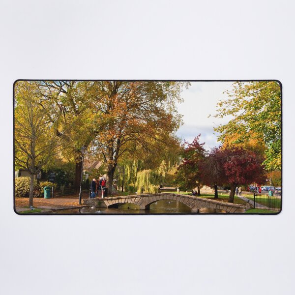 Item preview, Bourton on the Water Autumn Trees Cotswolds designed and sold by AndyEvansPhotos.