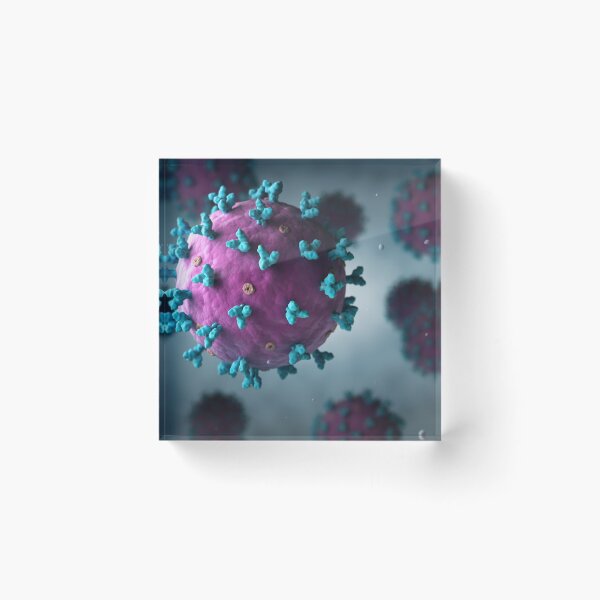 Item preview, STK701544H-Group of floating lassa virus. designed and sold by StocktrekImages.