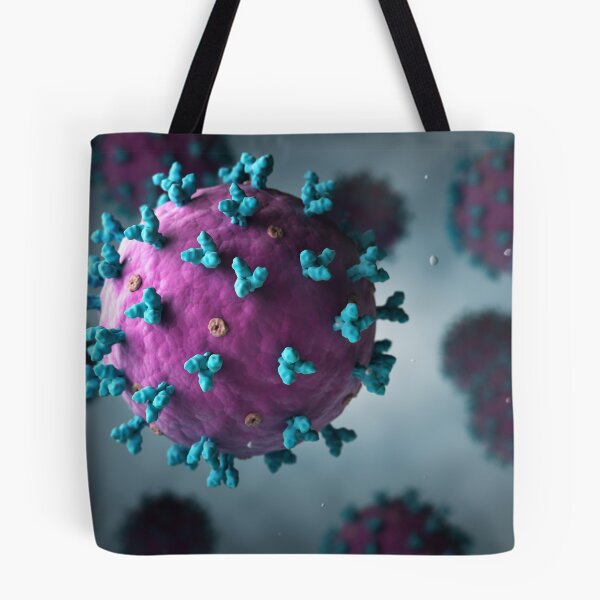 Item preview, STK701544H-Group of floating lassa virus. designed and sold by StocktrekImages.