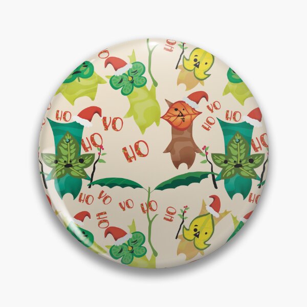 Item preview, Festive Korok Santas ugly christmas sweater BOTW seamless repeating pattern  designed and sold by VibeFae.
