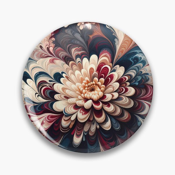 Artikelvorschau, Florales Pour-Malmuster entworfen und verkauft von NeatSplash.