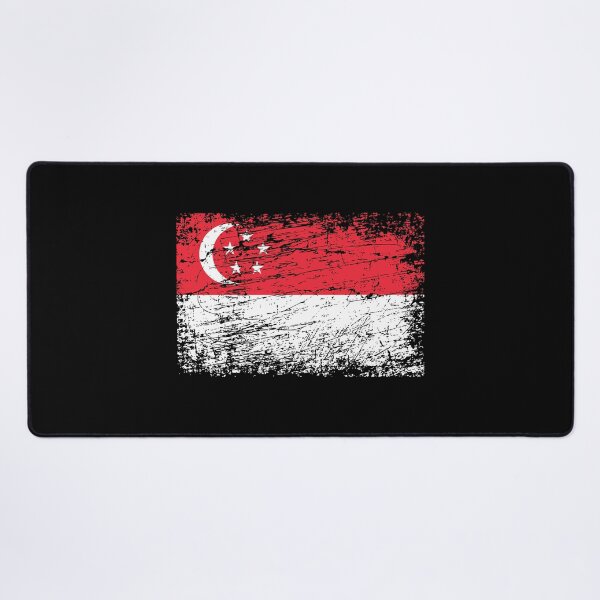 Item preview, Singapore flag used look designed and sold by GeogDesigns.