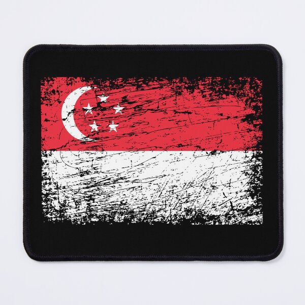 Item preview, Singapore flag used look designed and sold by GeogDesigns.