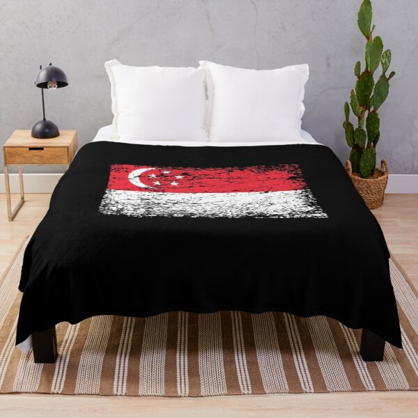 Item preview, Singapore flag used look designed and sold by GeogDesigns.
