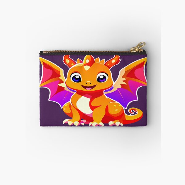 Item preview, The Joyful Baby Dragon illustration designed and sold by AgarutanPrint.