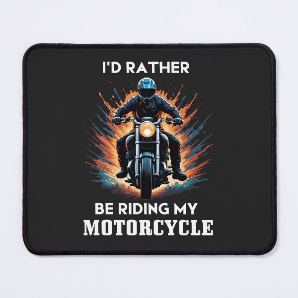 Item preview, I'd Rather Be Riding My Motorcycle  designed and sold by QlkaDotCom SHOP.