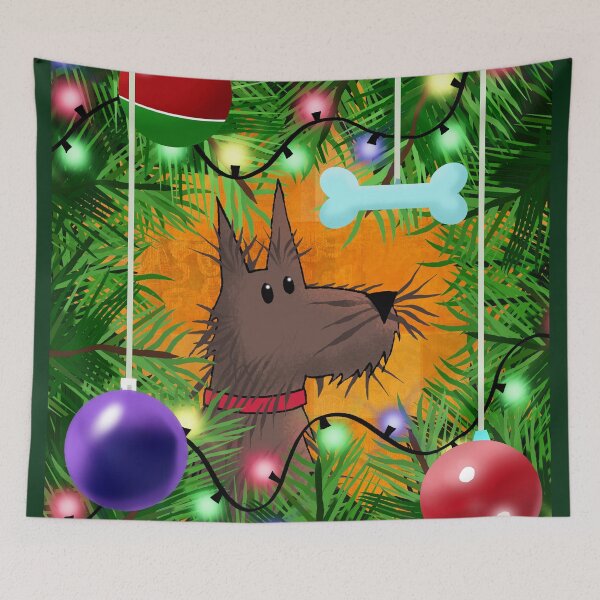Item preview, The Dog and the Christmas Tree  designed and sold by Andrew  Hitchen.