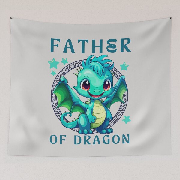 Artikelvorschau, Vater des Drachen für Väter 2024 Jahr des Drachen entworfen und verkauft von Lady-Frost.