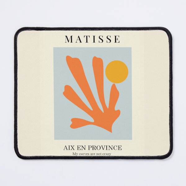 Item preview, Henri matisse abstract cut outs, blue orange art designed and sold by shreya ranjan.