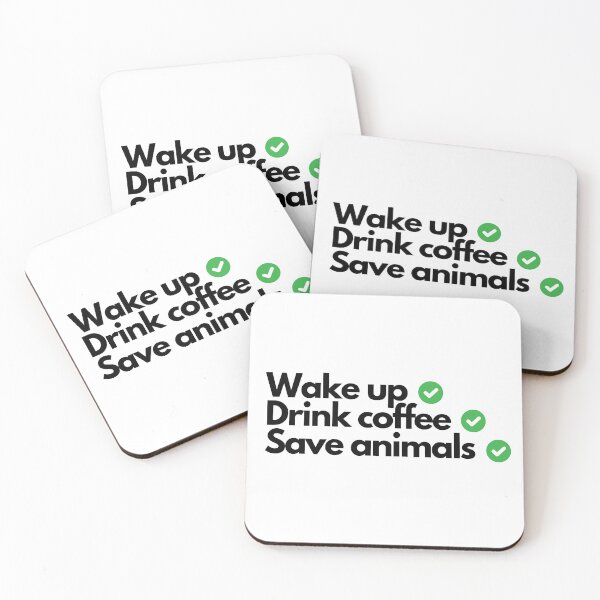 Artikelvorschau, Kaffee trinken Tiere retten Veterinär entworfen und verkauft von ImaginePrinting.