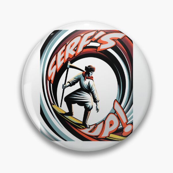 Item preview, Serf's Up! - Surfing Serf Rising designed and sold by Matthew Kinnersly.