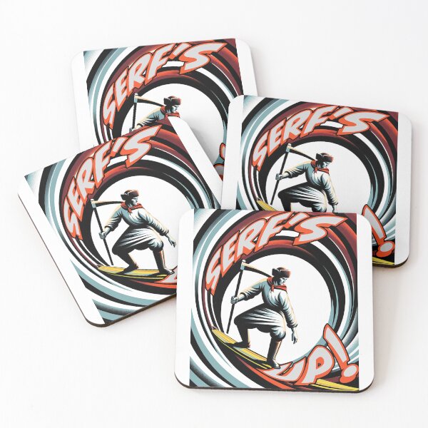 Item preview, Serf's Up! - Surfing Serf Rising designed and sold by Matthew Kinnersly.