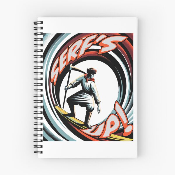 Item preview, Serf's Up! - Surfing Serf Rising designed and sold by Matthew Kinnersly.