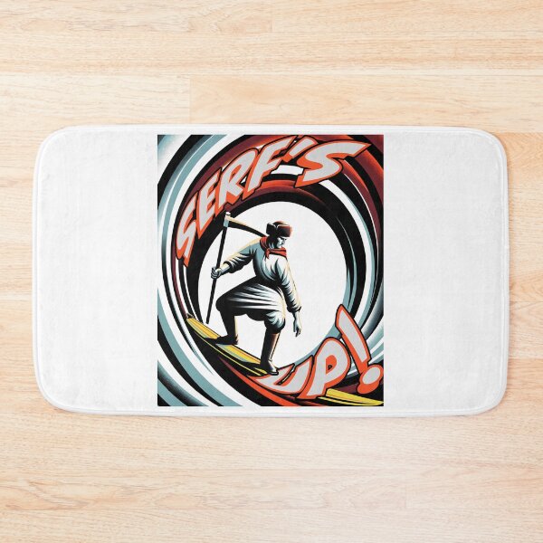 Item preview, Serf's Up! - Surfing Serf Rising designed and sold by Matthew Kinnersly.