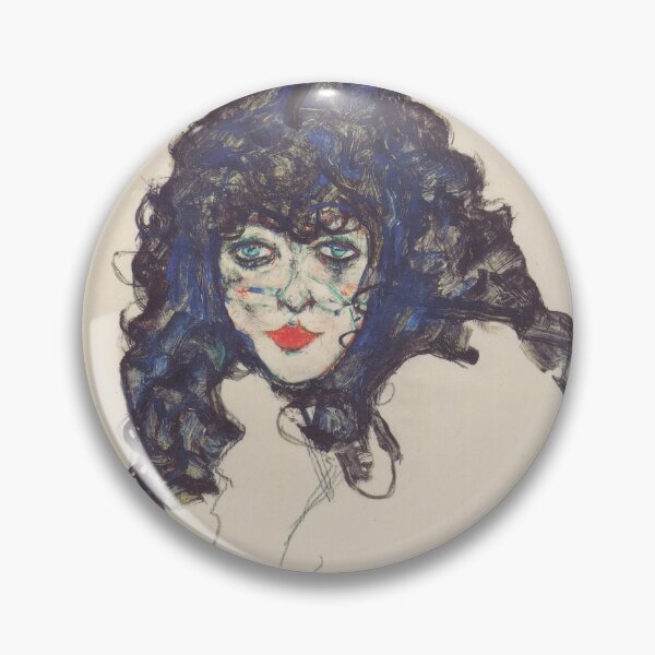 Item preview, HD. Woman with Black Hair,  by Egon Schiele designed and sold by MINDTHECHERRY.