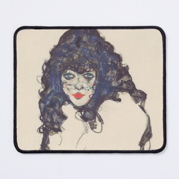 Item preview, HD. Woman with Black Hair,  by Egon Schiele designed and sold by MINDTHECHERRY.