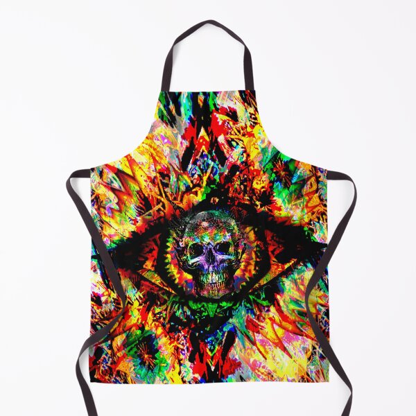 Item preview, PsEYEchedelic Skull-Eye Explosion | Colorfully Trippy Grunge Art Graphic designed and sold by DopeStick.