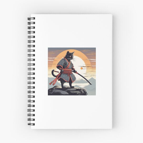Item preview, Samurai Cat - Serious Sunrise designed and sold by aed343.