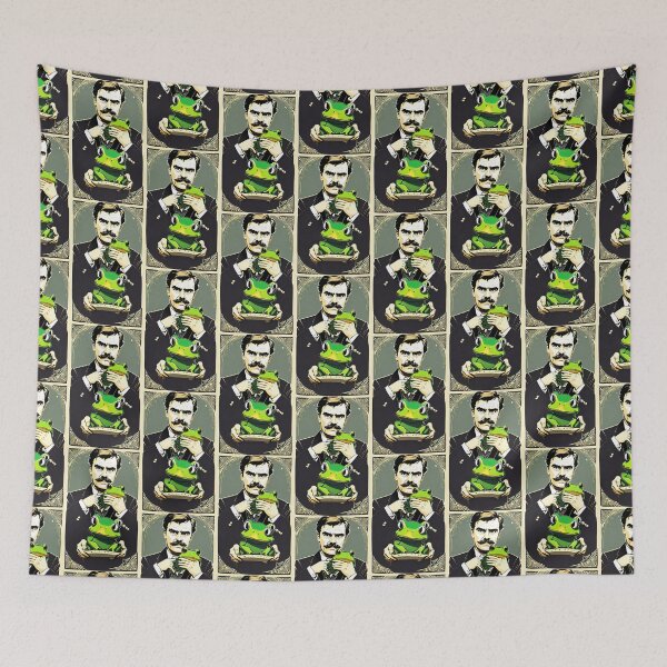 Item preview, Friedrich Nietzsche holding a frog designed and sold by shufflik.