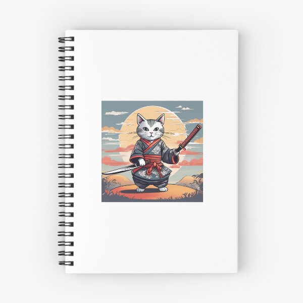 Item preview, Samurai Cat - Calm Sunrise designed and sold by aed343.