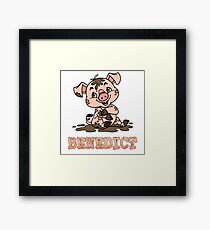 Benedict Piggy Framed Print