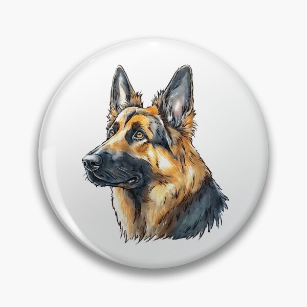 Item preview, German Shepherd Dog Portrait designed and sold by Motivburg.