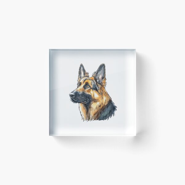 Item preview, German Shepherd Dog Portrait designed and sold by Motivburg.