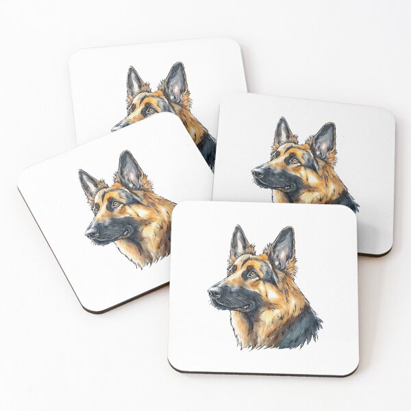 Artikelvorschau, Deutscher Schäferhund Portrait entworfen und verkauft von Motivburg.
