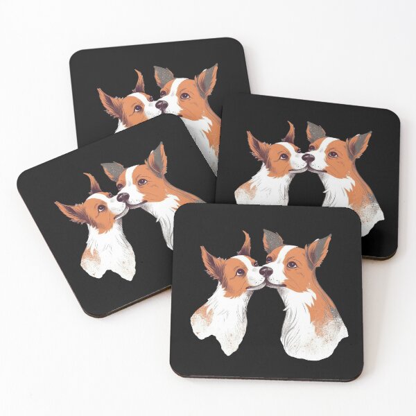 Aperçu de l'œuvre Jack Russel amoureux - Chien d'amour créée et vendue par WallGemsArt.
