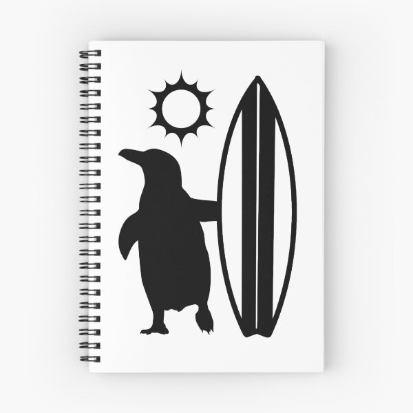 Aperçu de l'œuvre Pingouin surfeur créée et vendue par AMERICANCHEEZ.
