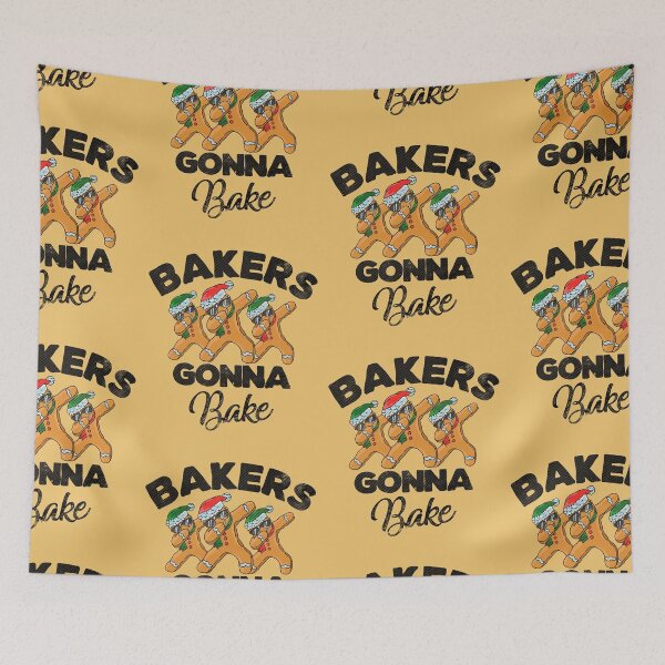 Item preview, Bakers Gonna Bake, Baking Gingerbread Xmas designed and sold by fooderiffic.