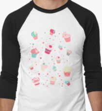 cupcakes! Men's Baseball ¾ T-Shirt