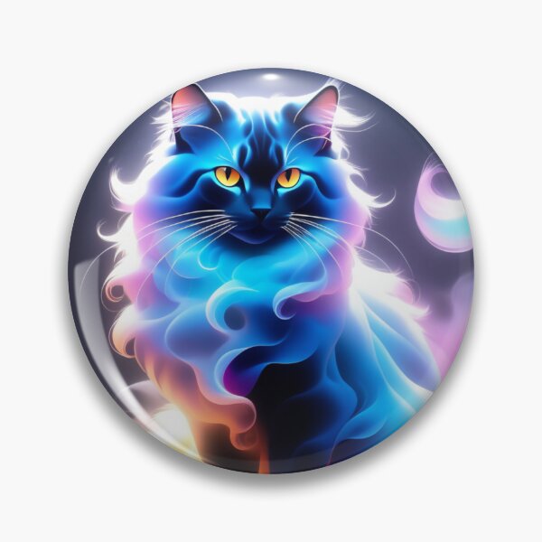 Item preview, Cat with colorful smoke effect - Smoky Cat 2 designed and sold by Toms Tee.