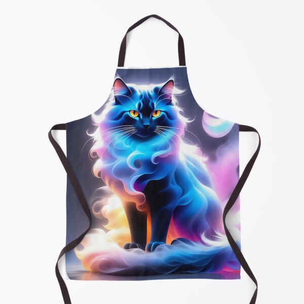 Item preview, Cat with colorful smoke effect - Smoky Cat 2 designed and sold by Toms Tee.