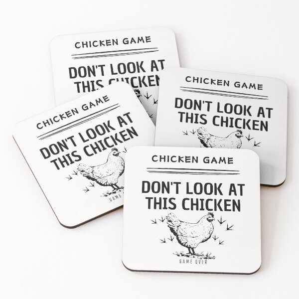 Item preview, don't look at this chicken/game over. designed and sold by store7azzouzi.