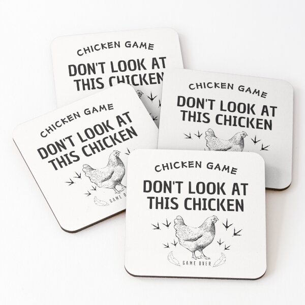 Item preview, don't look at this chicken/game over. designed and sold by store7azzouzi.